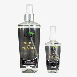 بادی اسپلش لفو مدل bleu de chanel حجم 250 میلی لیتر به همراه بادی اسپلش لفو حجم 60 میلی لیتر